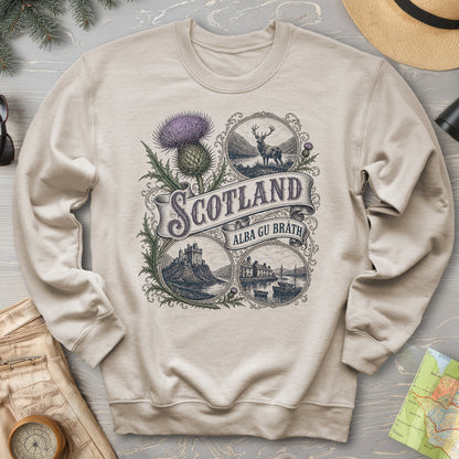 Scotland Vignettes Sweatshirt
