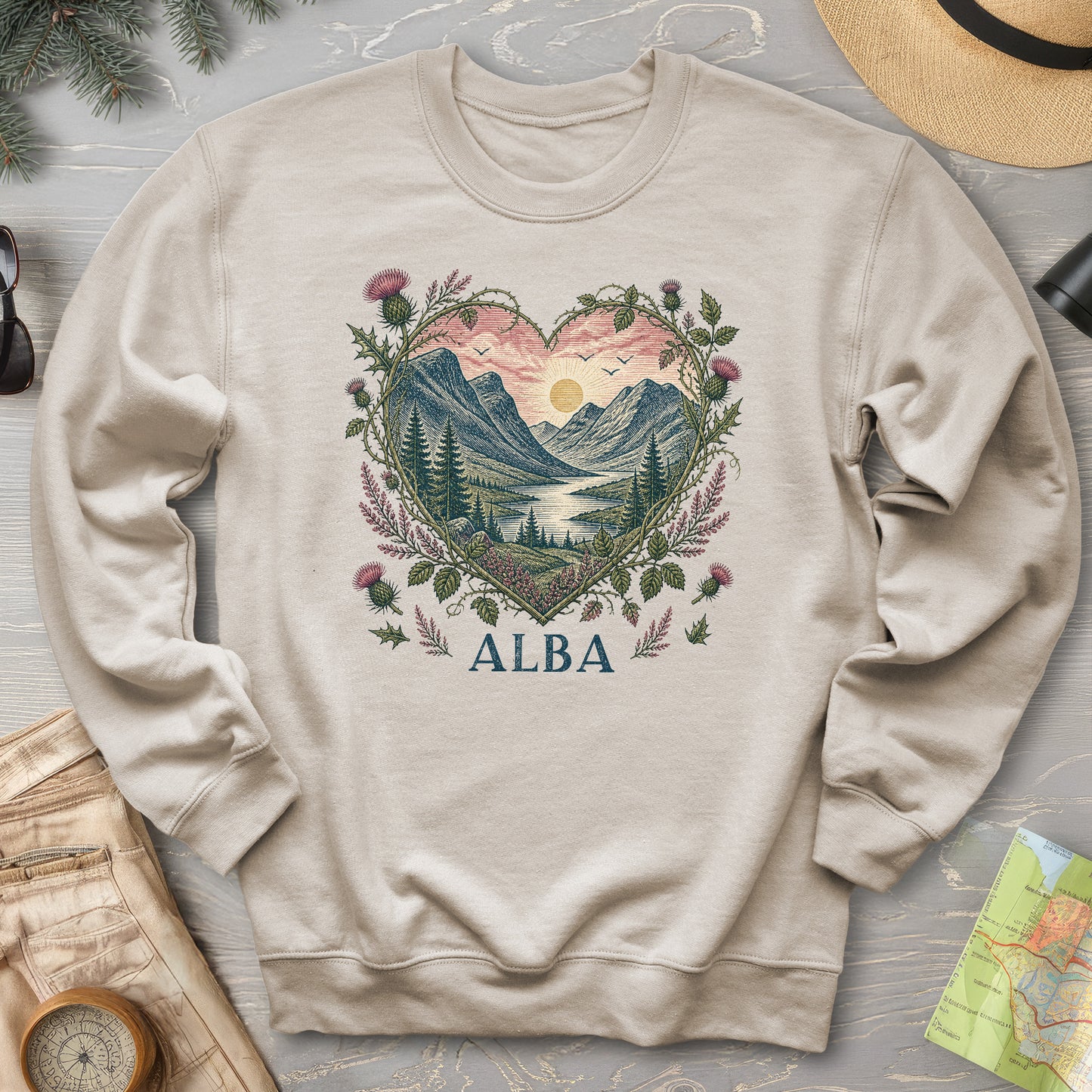 Alba Heart Sweatshirt