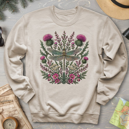 Wild Dragonfly Thistle Sweatshirt