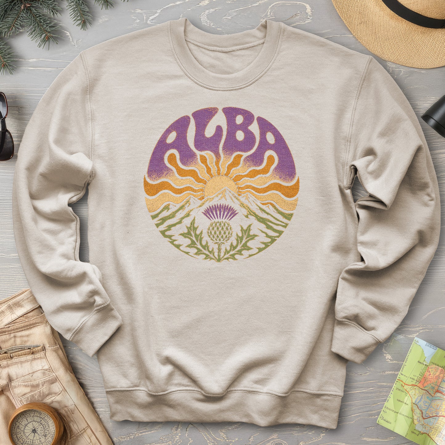 Alba Groovy Sunrise Sweatshirt