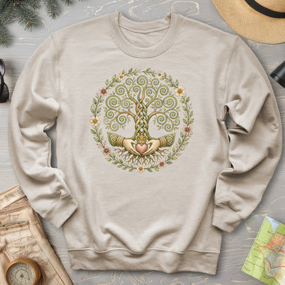 Claddagh Triskele Tree Sweatshirt