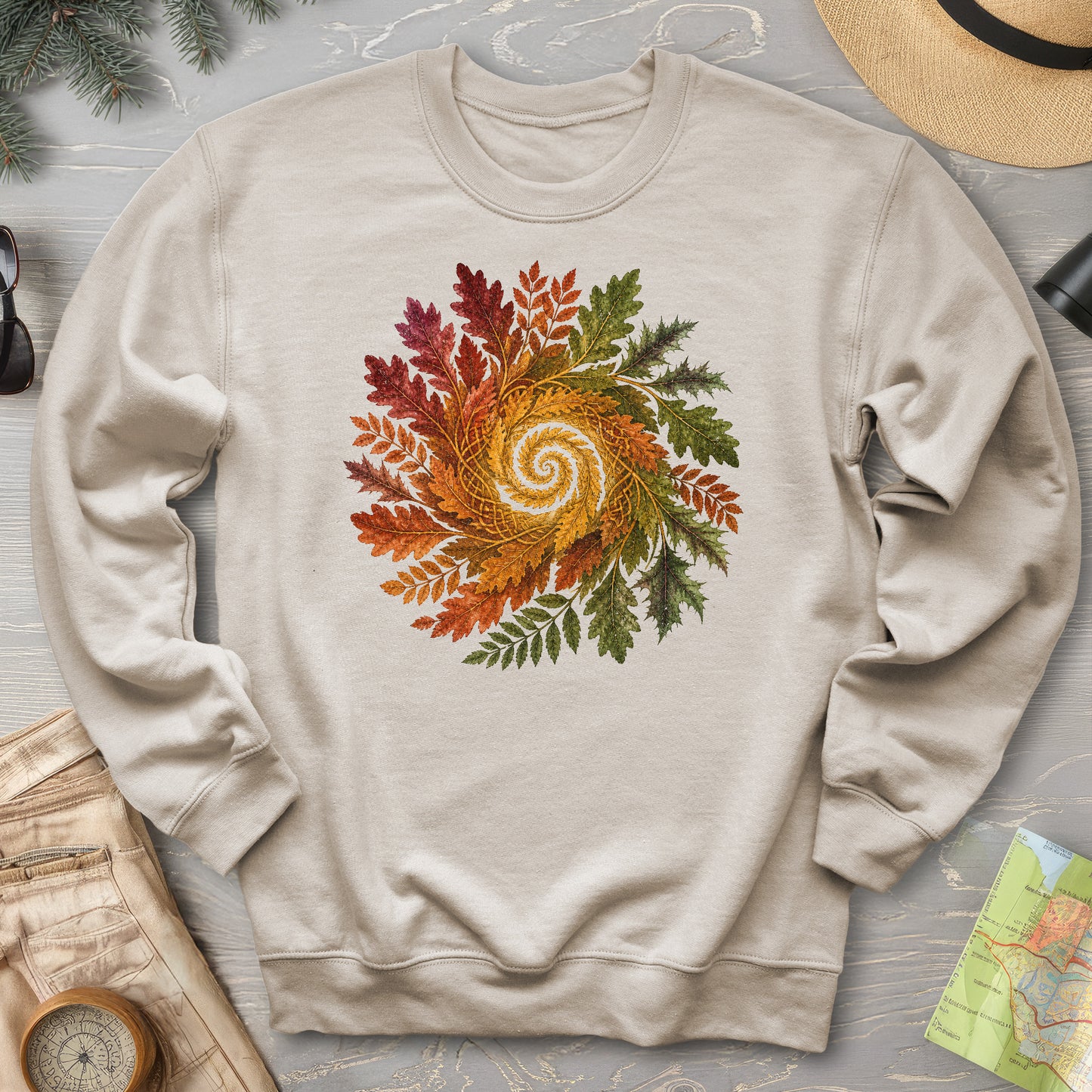 Autumn Spiral Sweatshirt