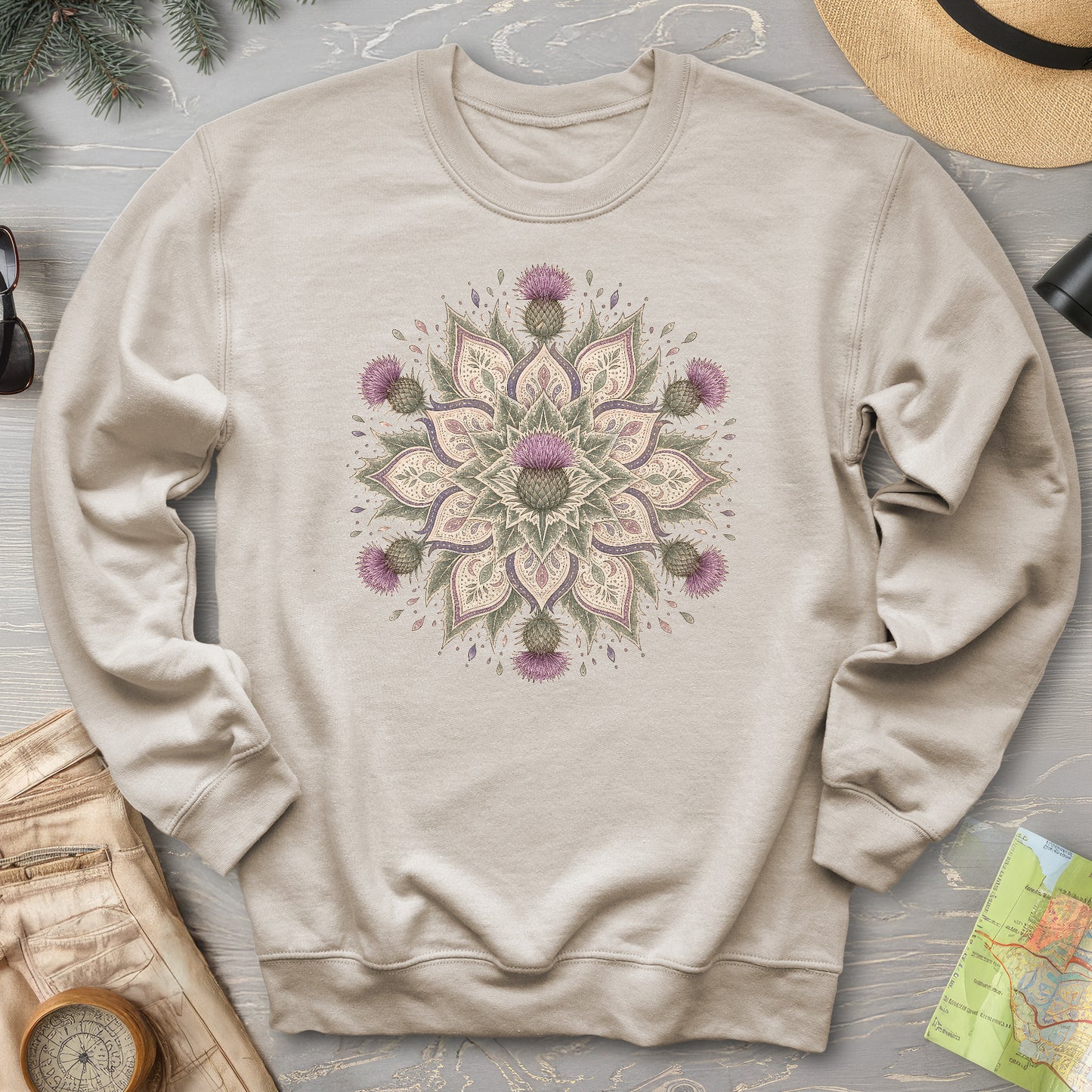 Thistle Mandala Sweatshirt