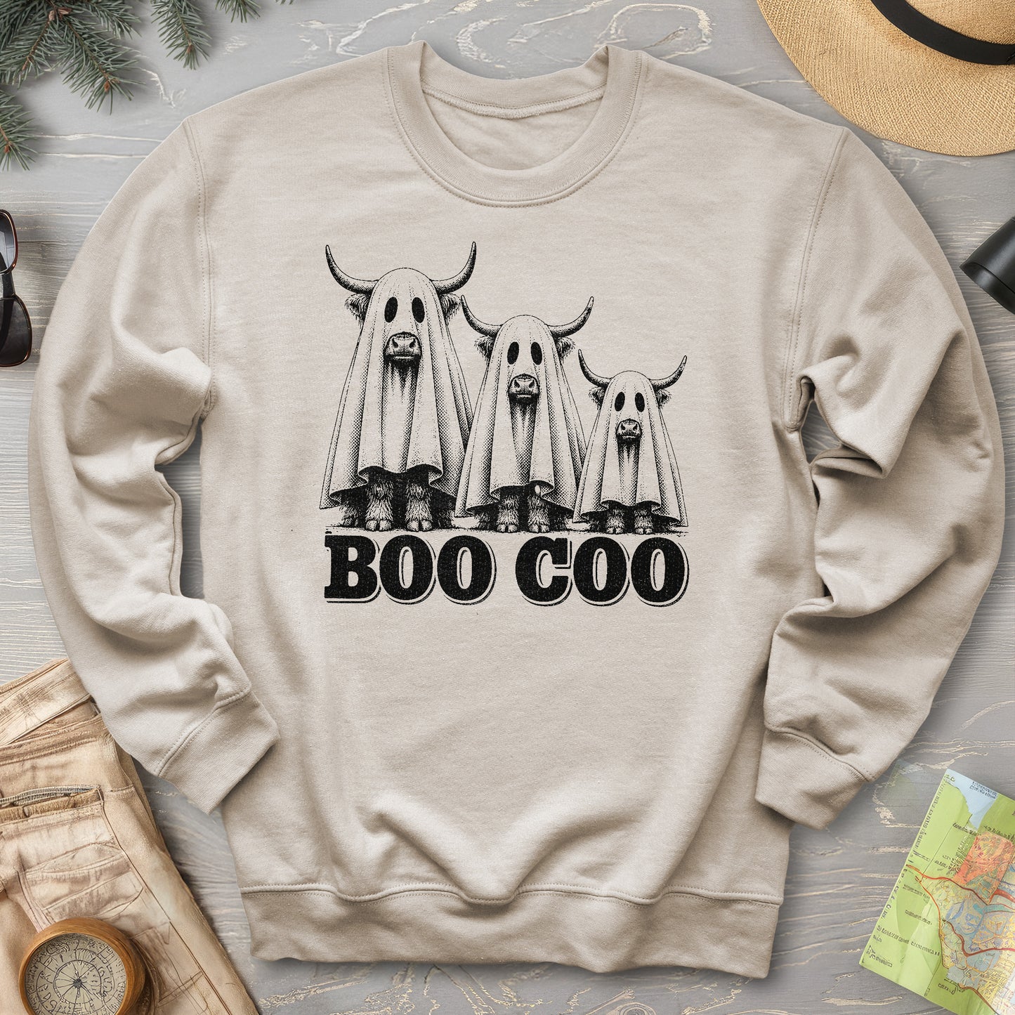 Boo Coo Trio Sweatshirt