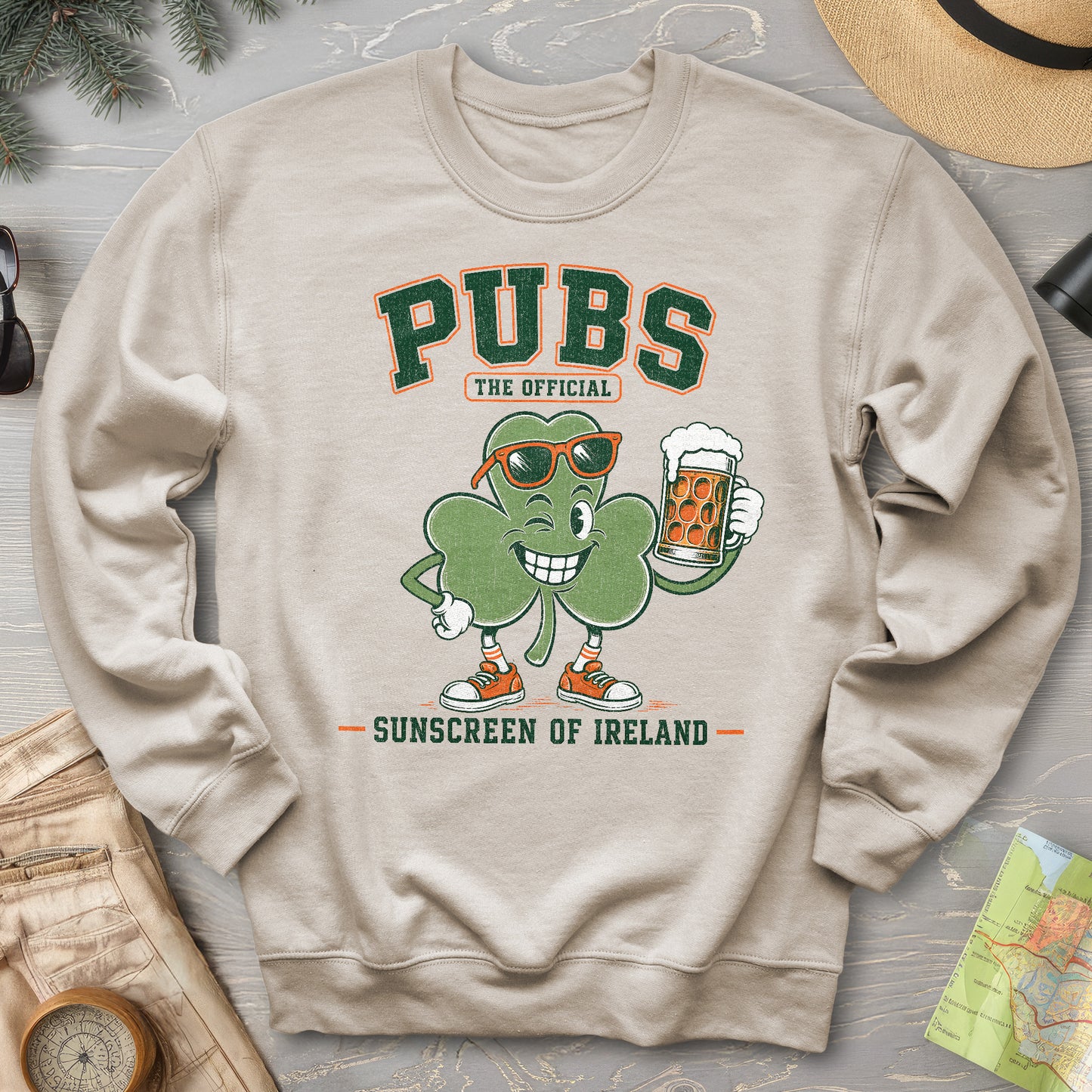 Pubs Irish Sunscreen Sweatshirt