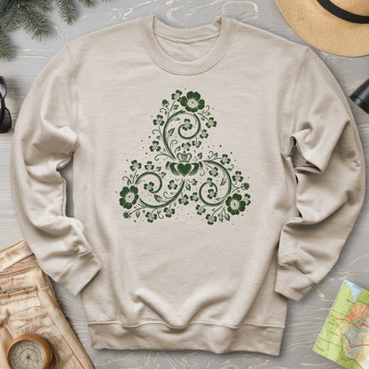 Triskele Shamrock Spiral Sweatshirt