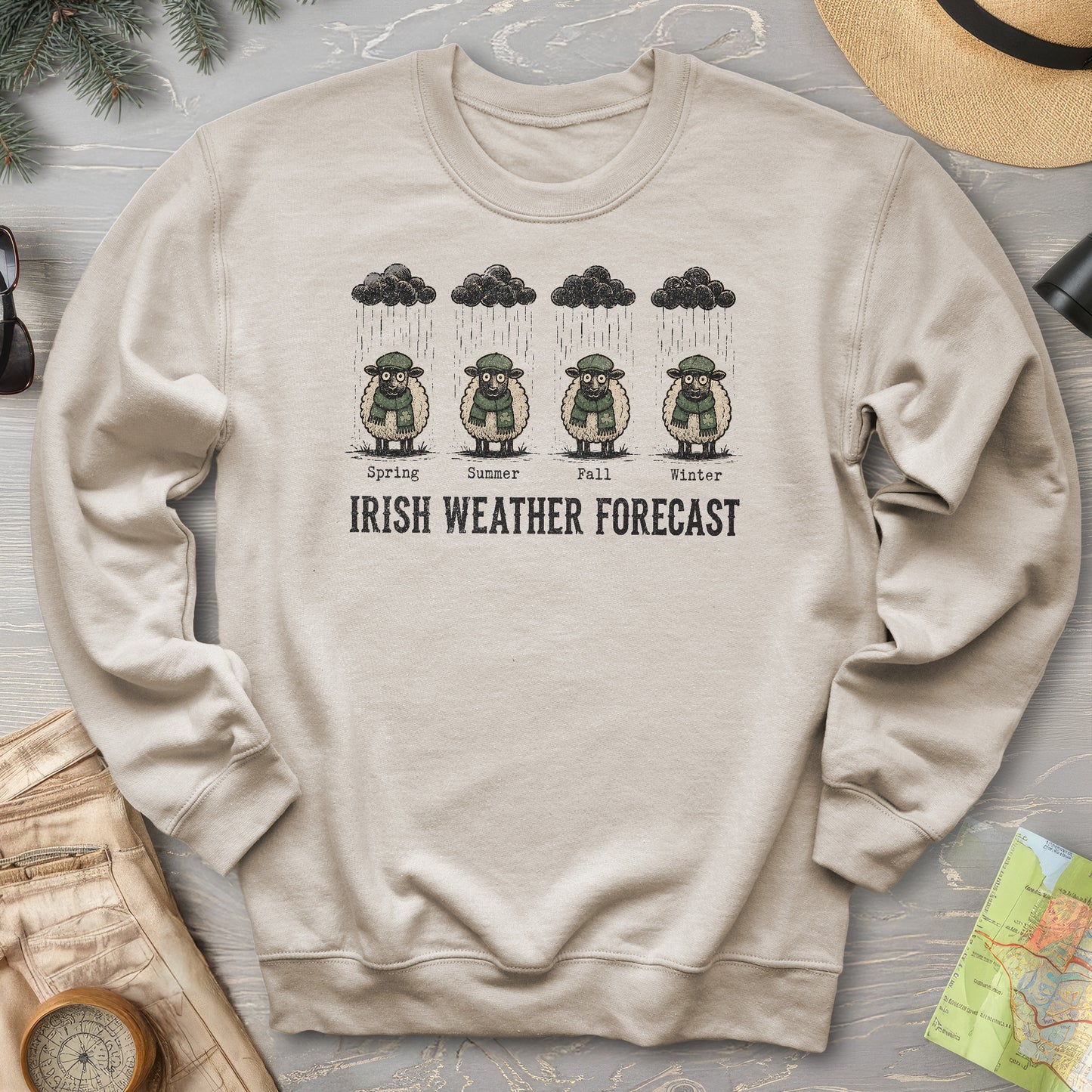 Irish Weather Forecast Sweatshirt