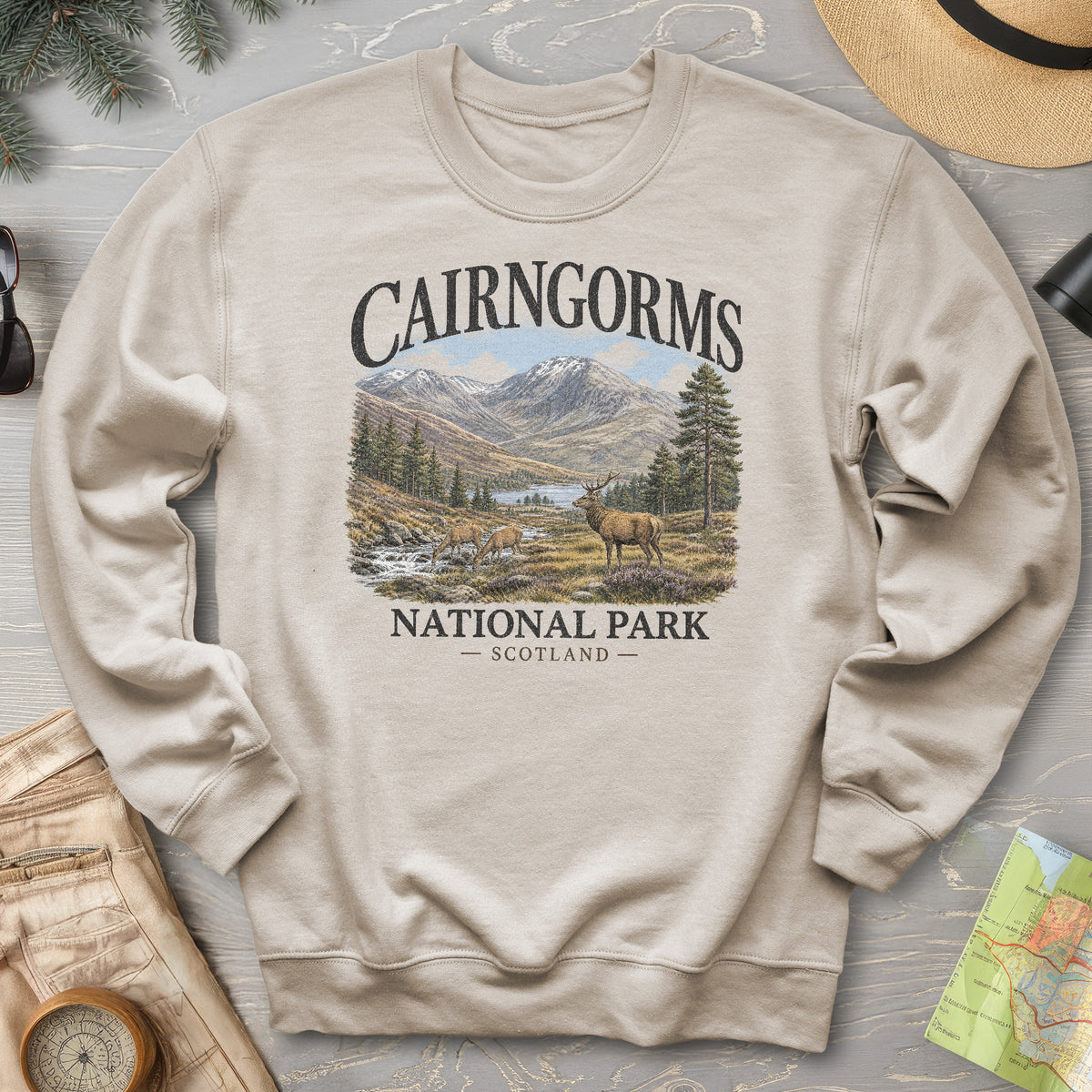 Cairngorms National Park Scotland Sweatshirt