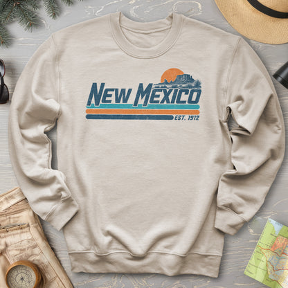 New Mexico Retro Stripe Sweatshirt
