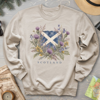 Botanical Scotland Flag Sweatshirt