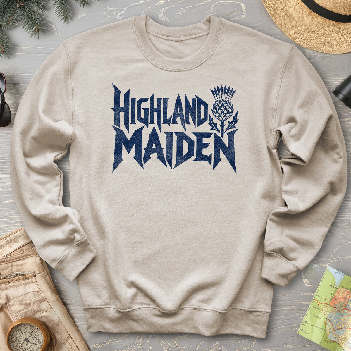 Highland Maiden Thistle Sweatshirt