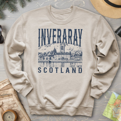 Inveraray Scotland Sketch Sweatshirt