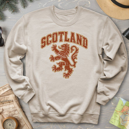 Red Vintage Rampant Lion Sweatshirt