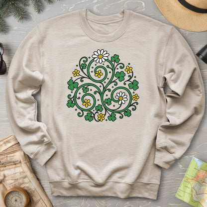 Celtic Shamrock Triskele Sweatshirt
