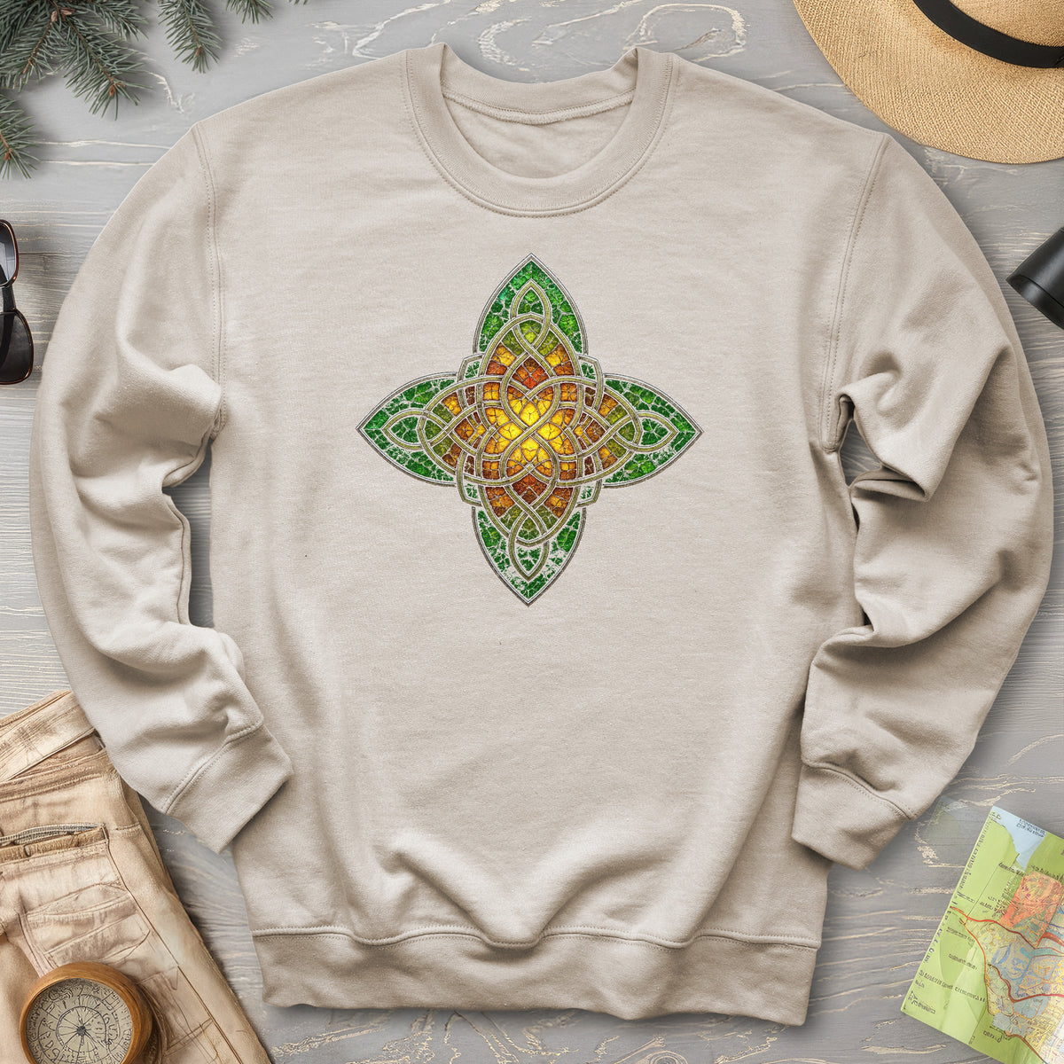 Celtic Glass Star Sweatshirt