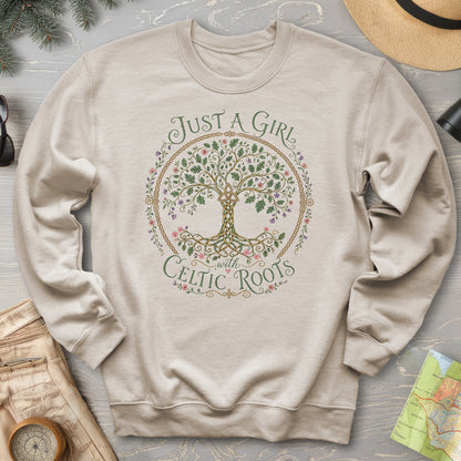 Just A Girl Celtic Sweatshirt