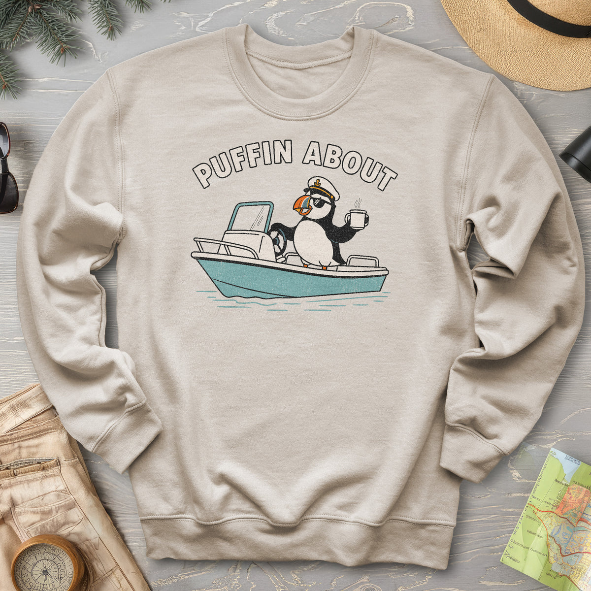 Puffin About Boat Sweatshirt