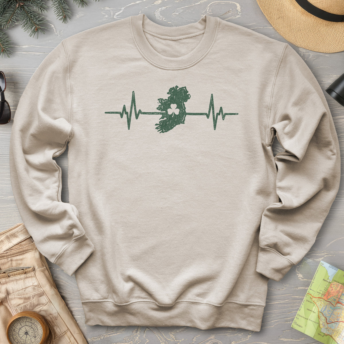 Ireland Heartbeat Sweatshirt