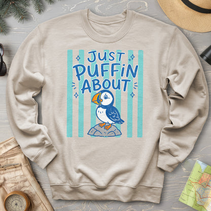 Just Puffin About Stripes Sweatshirt