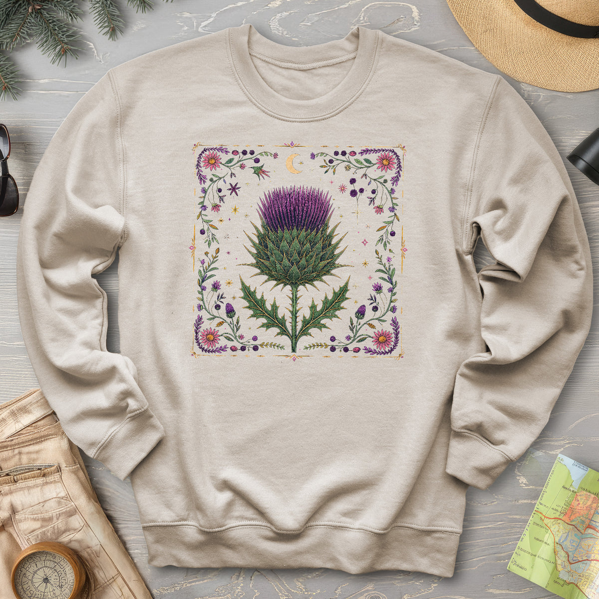 Midnight Thistle Sweatshirt