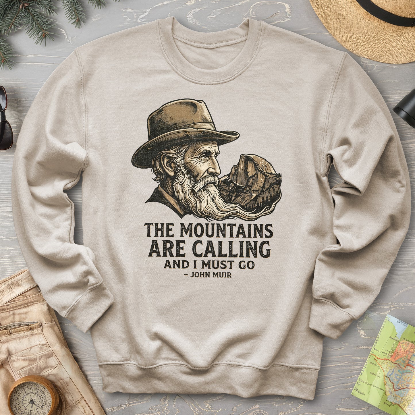 22026052002 The Mountains Are Calling V01 - Gildan 18000 Sweatshirt