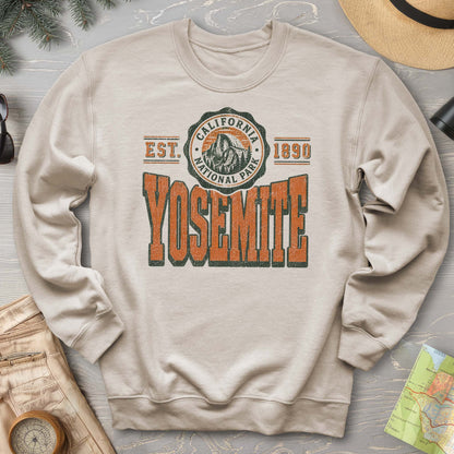 Yosemite Retro Scoop Sweatshirt - Yosemite_Retro_Varisty_V01