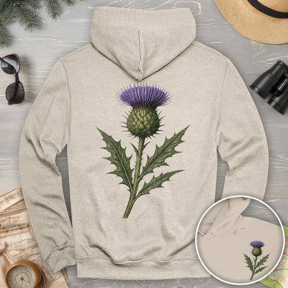 Thistle of Scotland Front/Back Print Hoodie