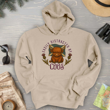 Easily Distracted By Coos Hoodie