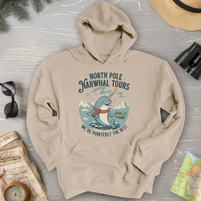 North Pole Narwhal Tours Hoodie