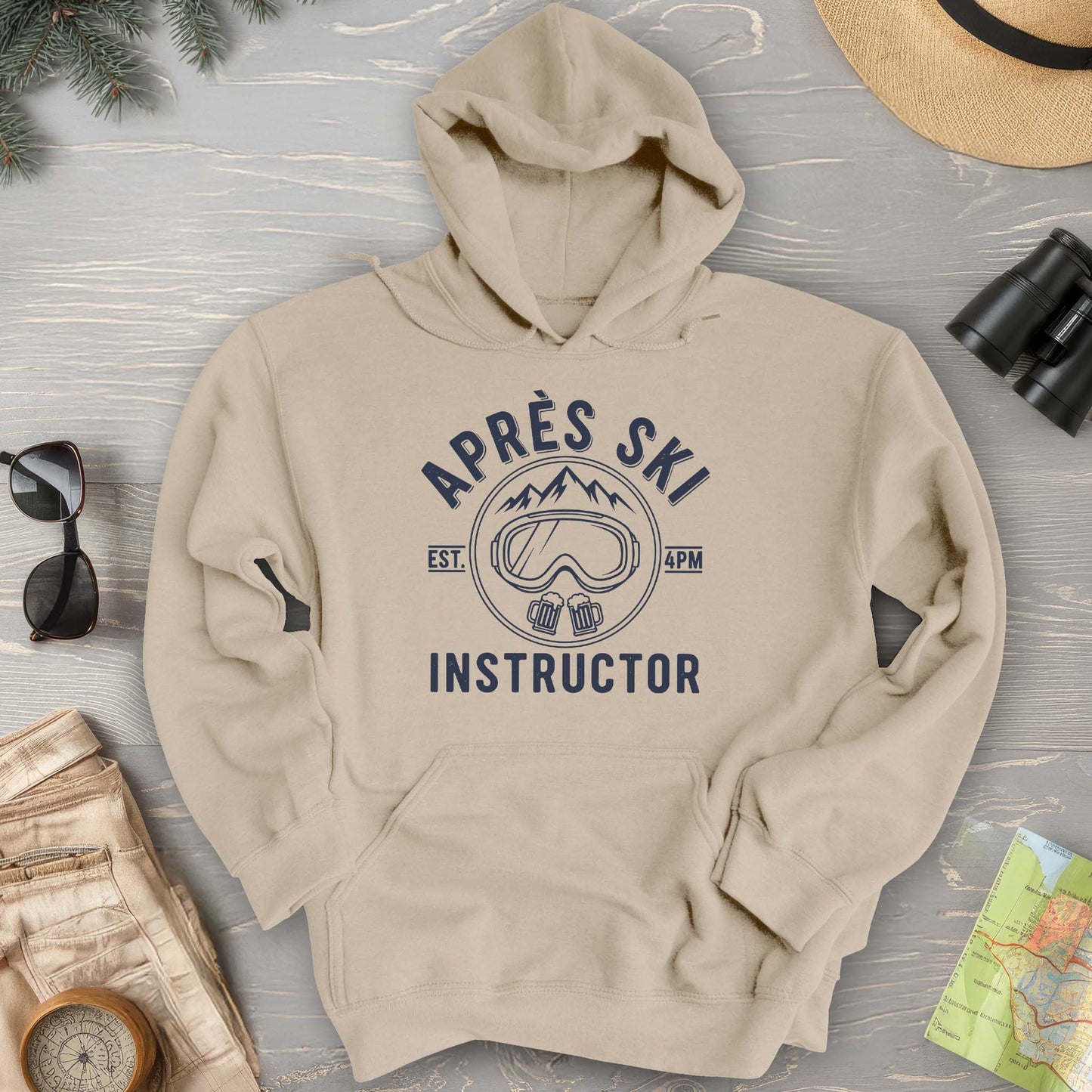 Après Ski Instructor "Goggles" Hoodie