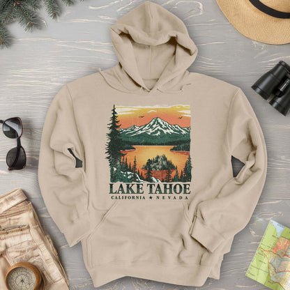 Lake Tahoe Emerald Bay Sunset Hoodie