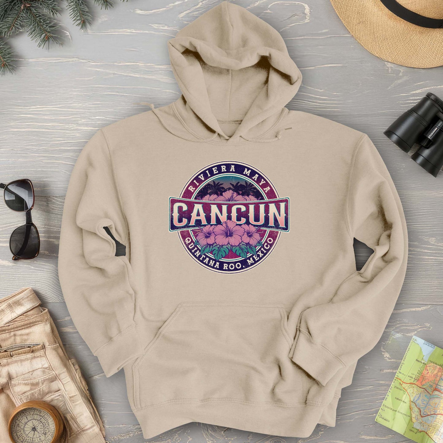 Cancun Badge Hoodie