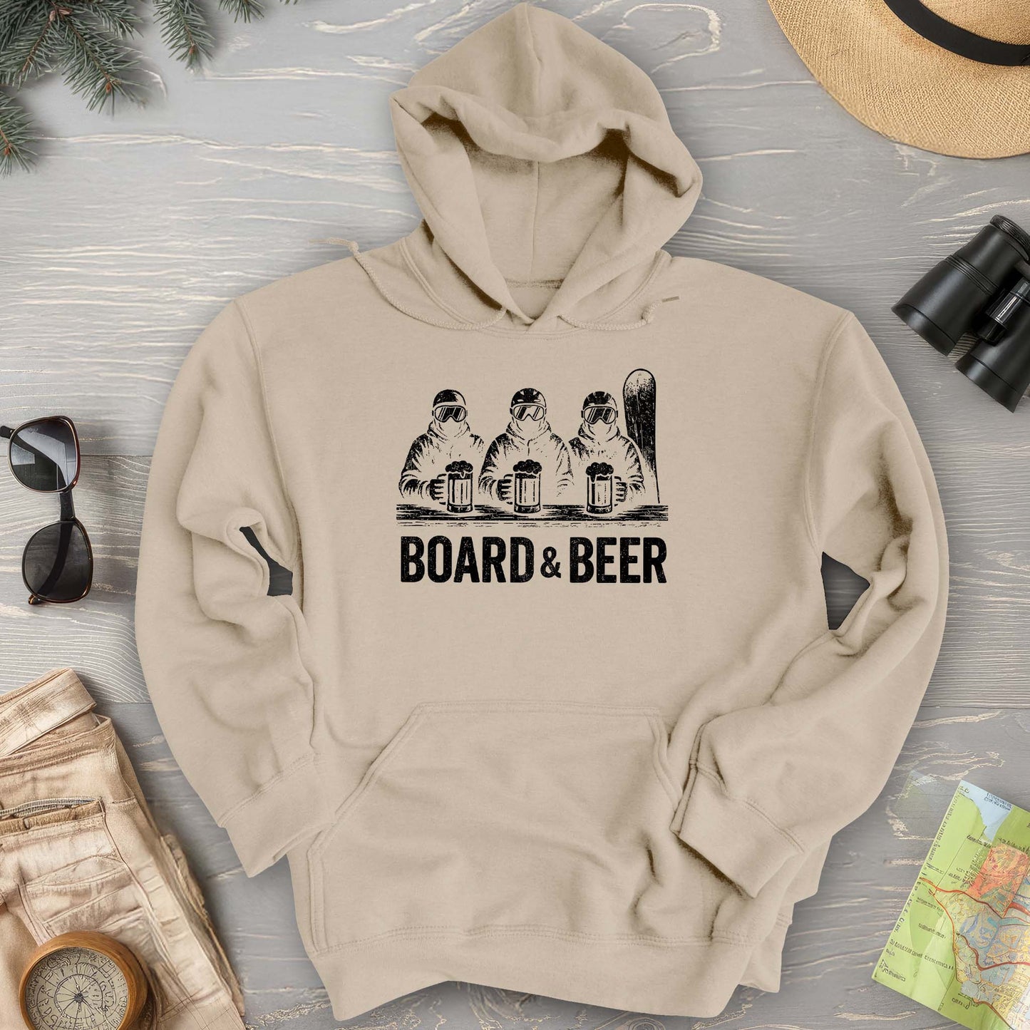 Board and Beer Hoodie