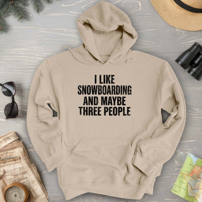 I Like Snowboarding Hoodie
