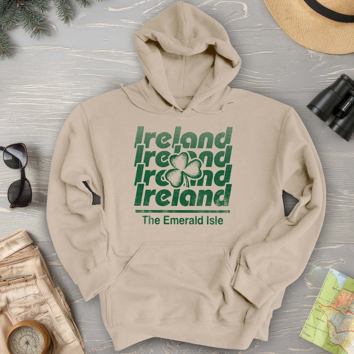 Ireland Retro Echo Hoodie