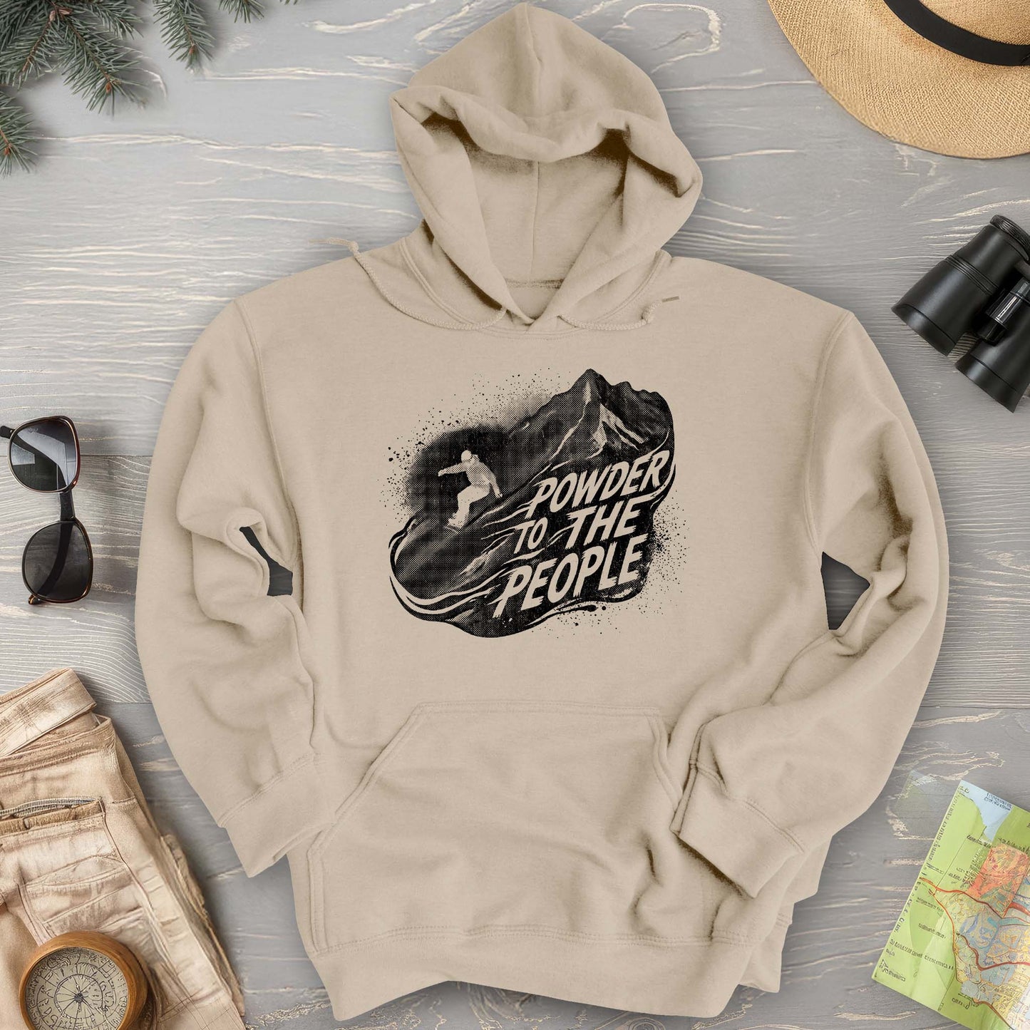 Powder to the People Boarding Hoodie
