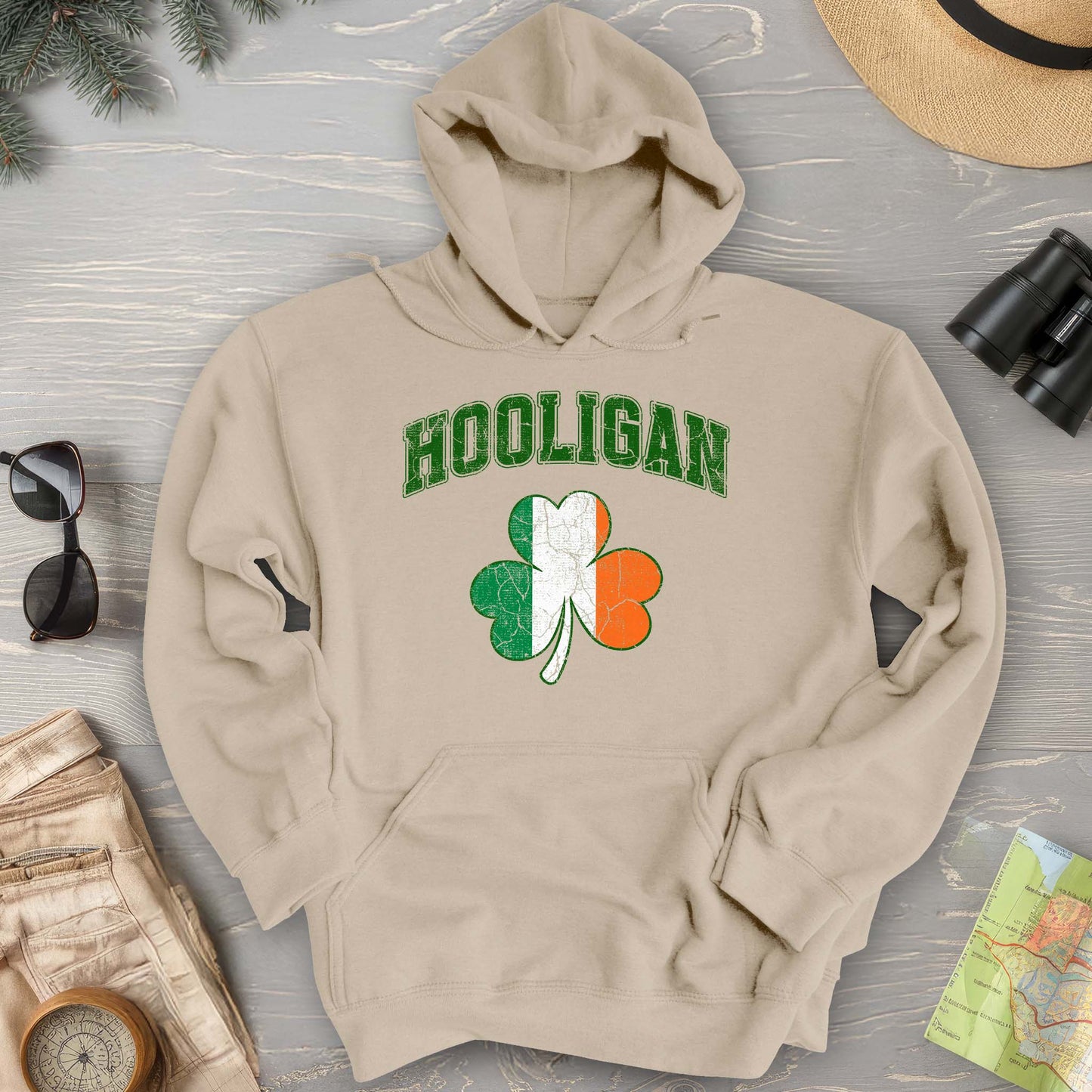 Hooligan Shamrock Hoodie