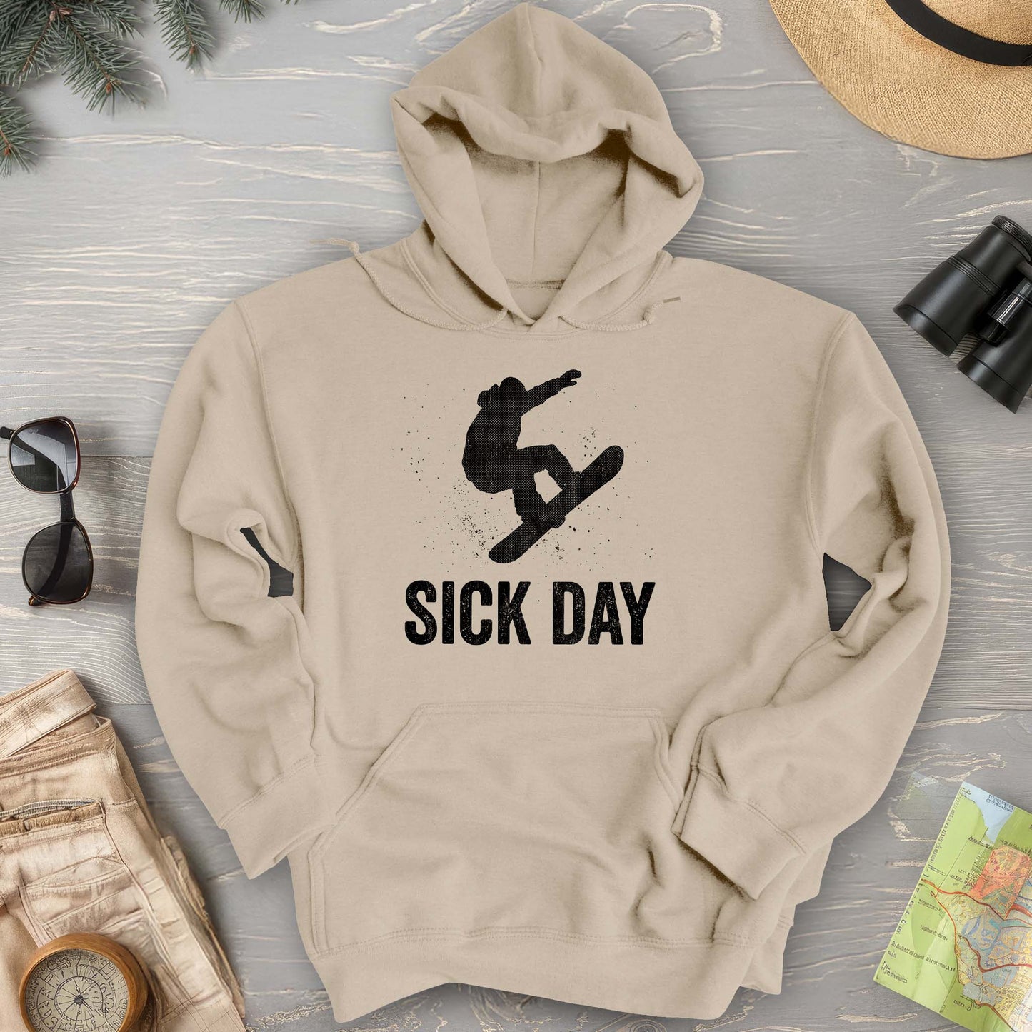 Sick Day Snowboard Hoodie
