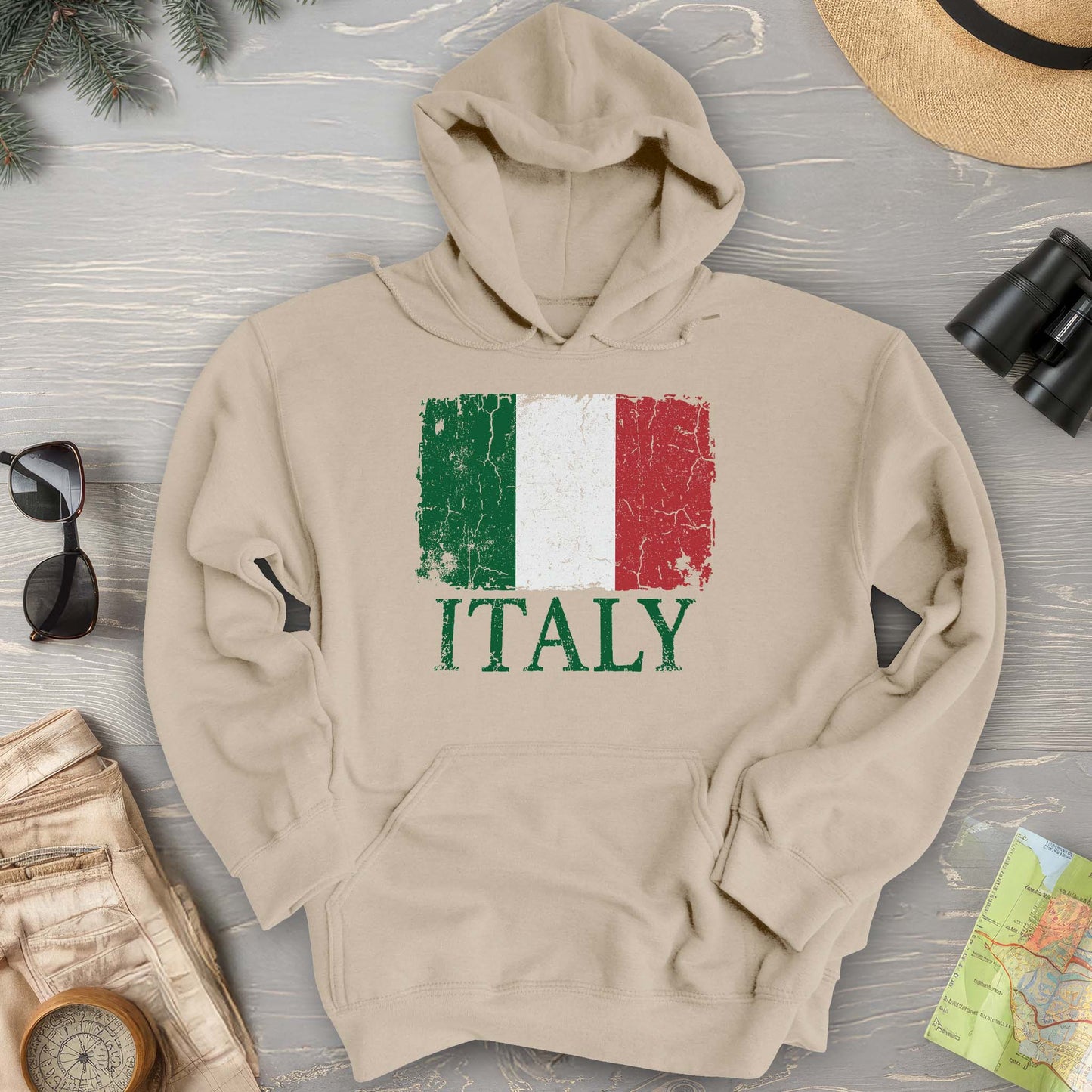 Italy Flag Hoodie