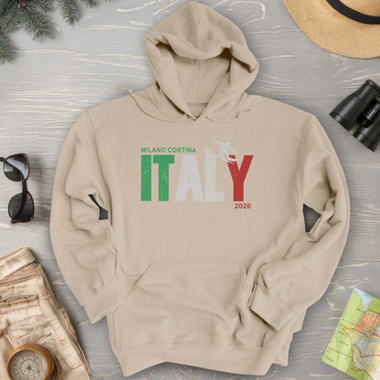 Milano Cortina Snowboarder Hoodie