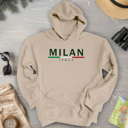 Milan Italy Stripe Hoodie