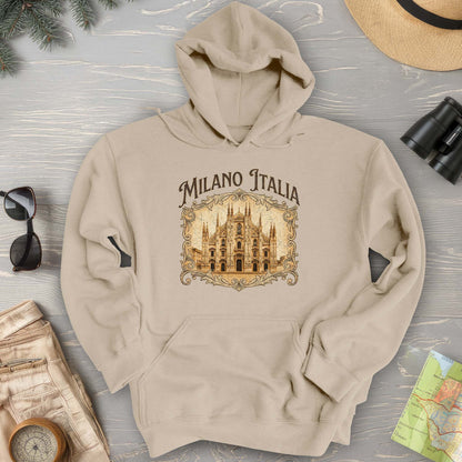 Duomo di Milano Sepia Hoodie