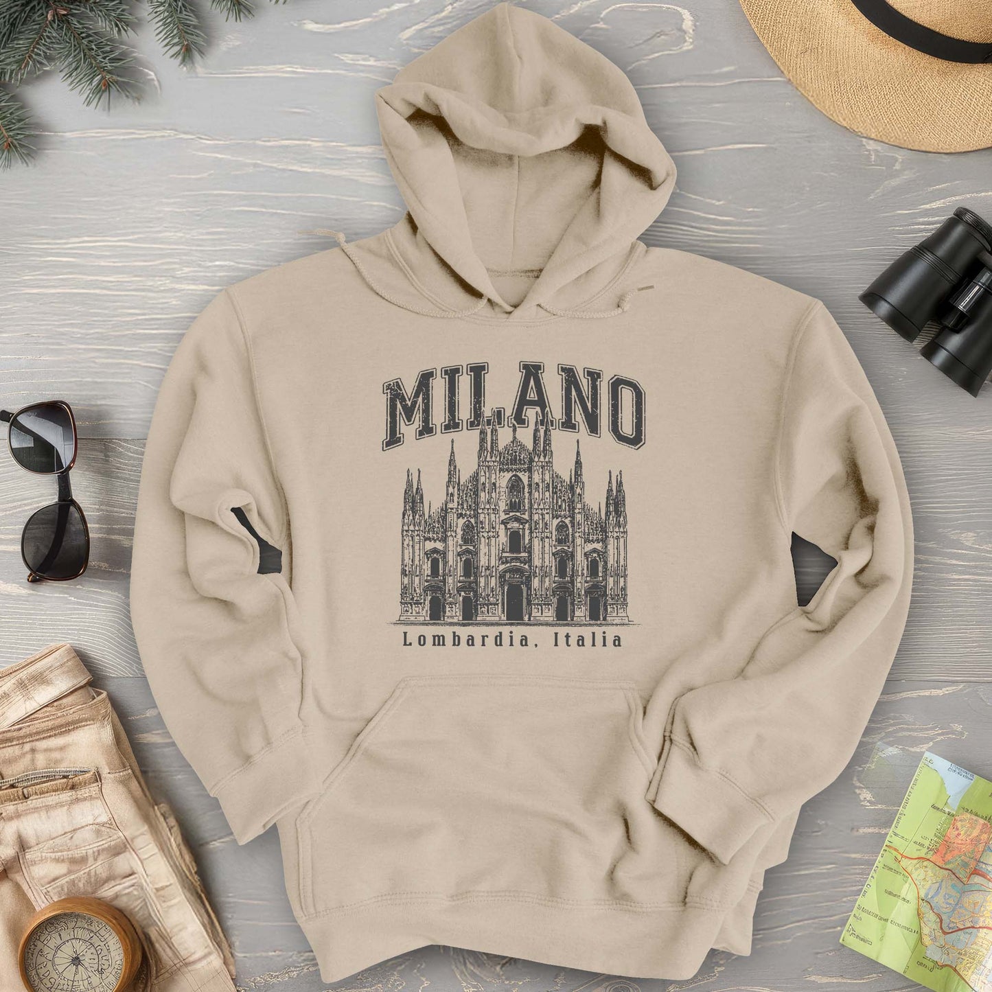 Duomo di Milano Varsity Hoodie