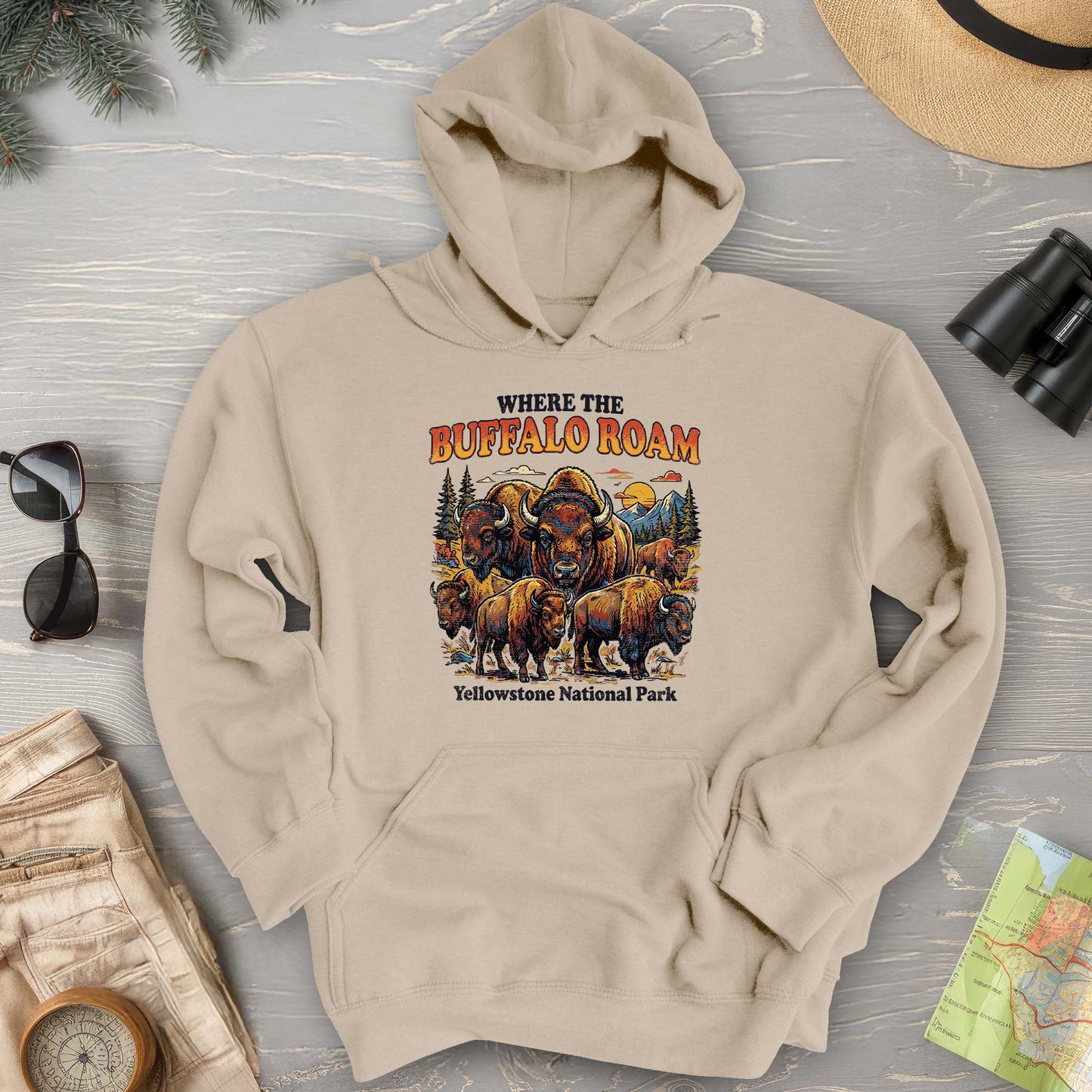 Where the Buffalo Roam Hoodie