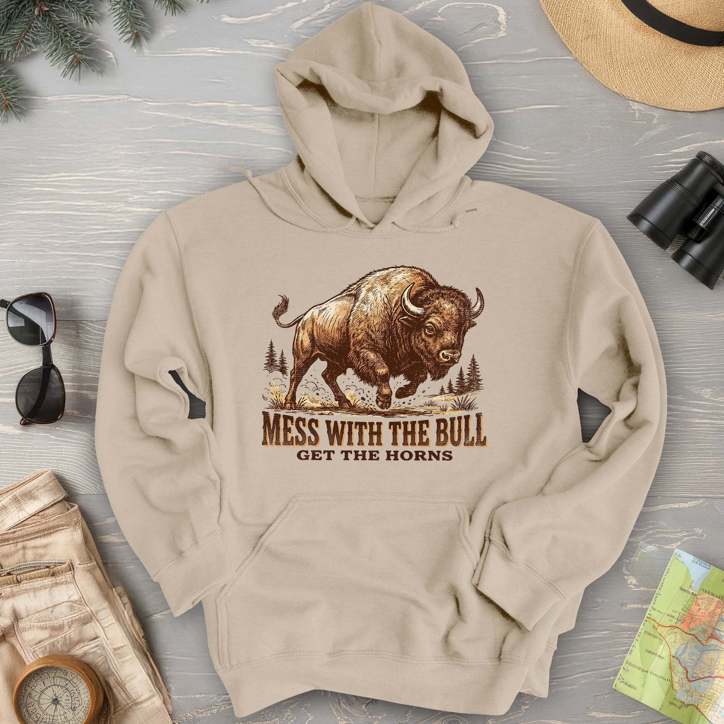 Mess With the Bull Hoodie
