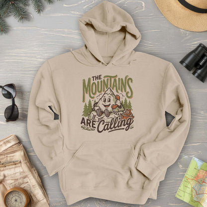 Mountains Calling Retro Hoodie