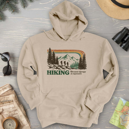 Hiking Retro Therapy Hoodie