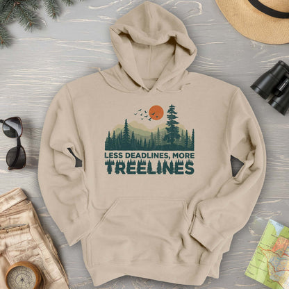 Less Deadlines More Treelines Hoodie