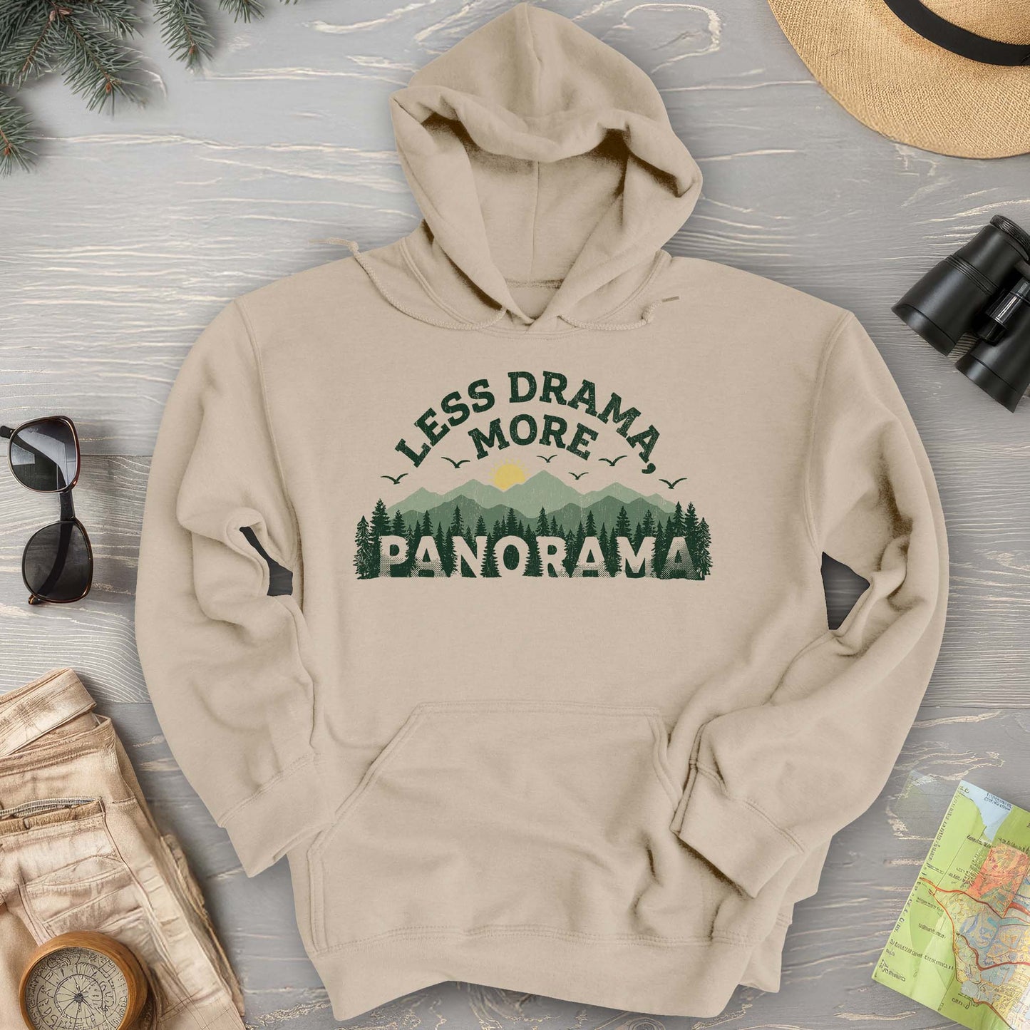 Less Drama More Panorama Hoodie