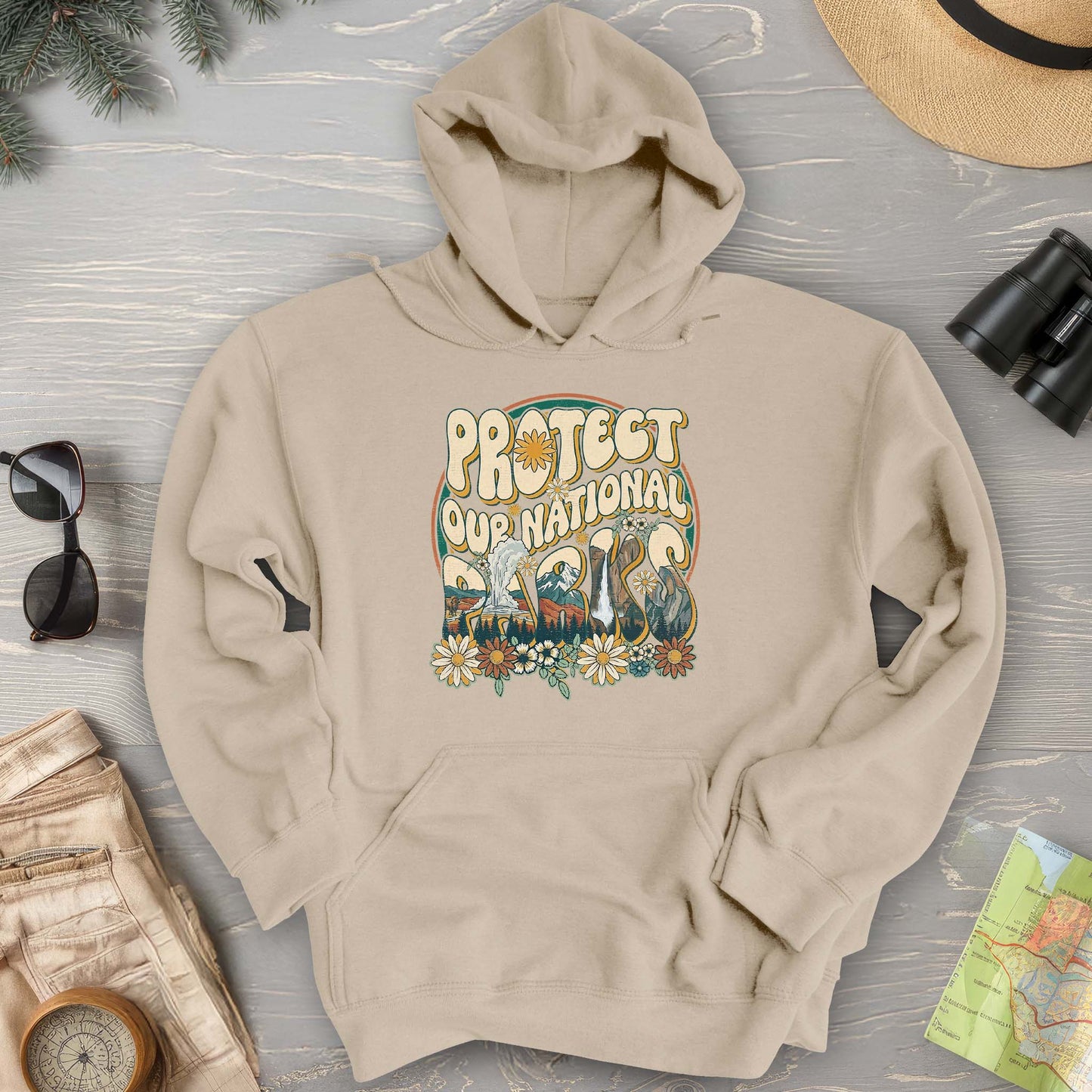 Protect Our Parks Groovy Hoodie
